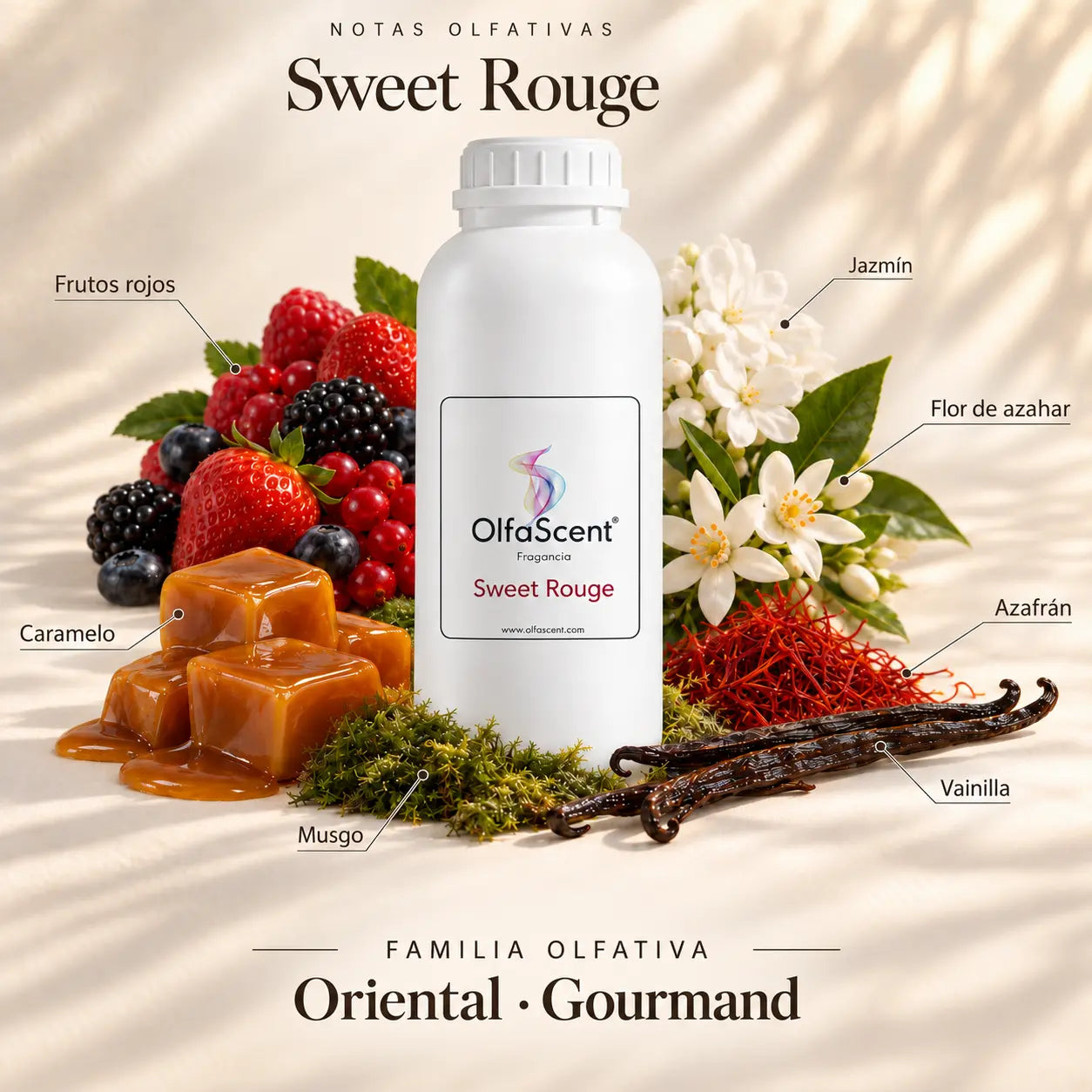 Sweet Rouge: fragancia OlfaScent y sus notas aromáticas